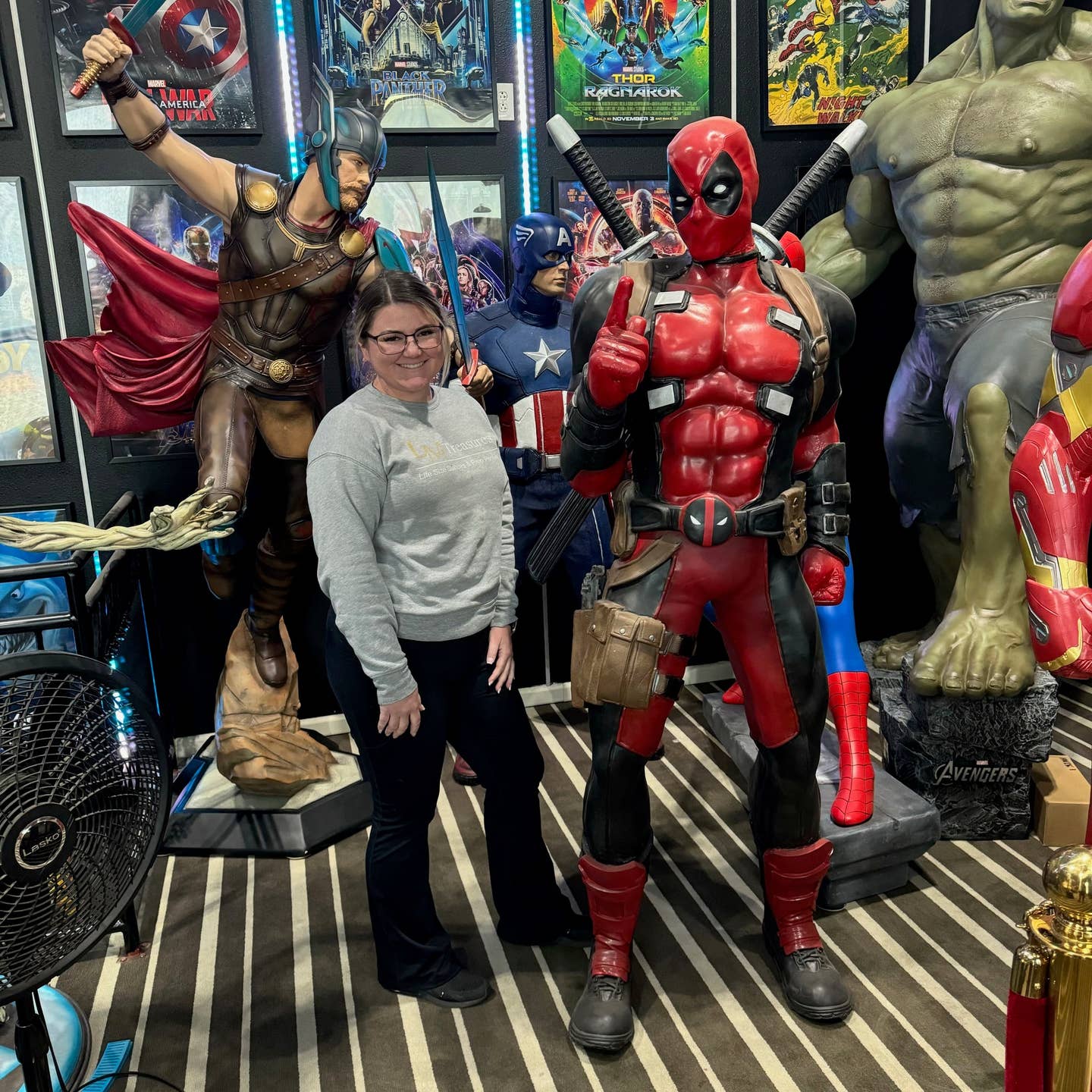 Marvel Deadpool Life Size Foam Statue