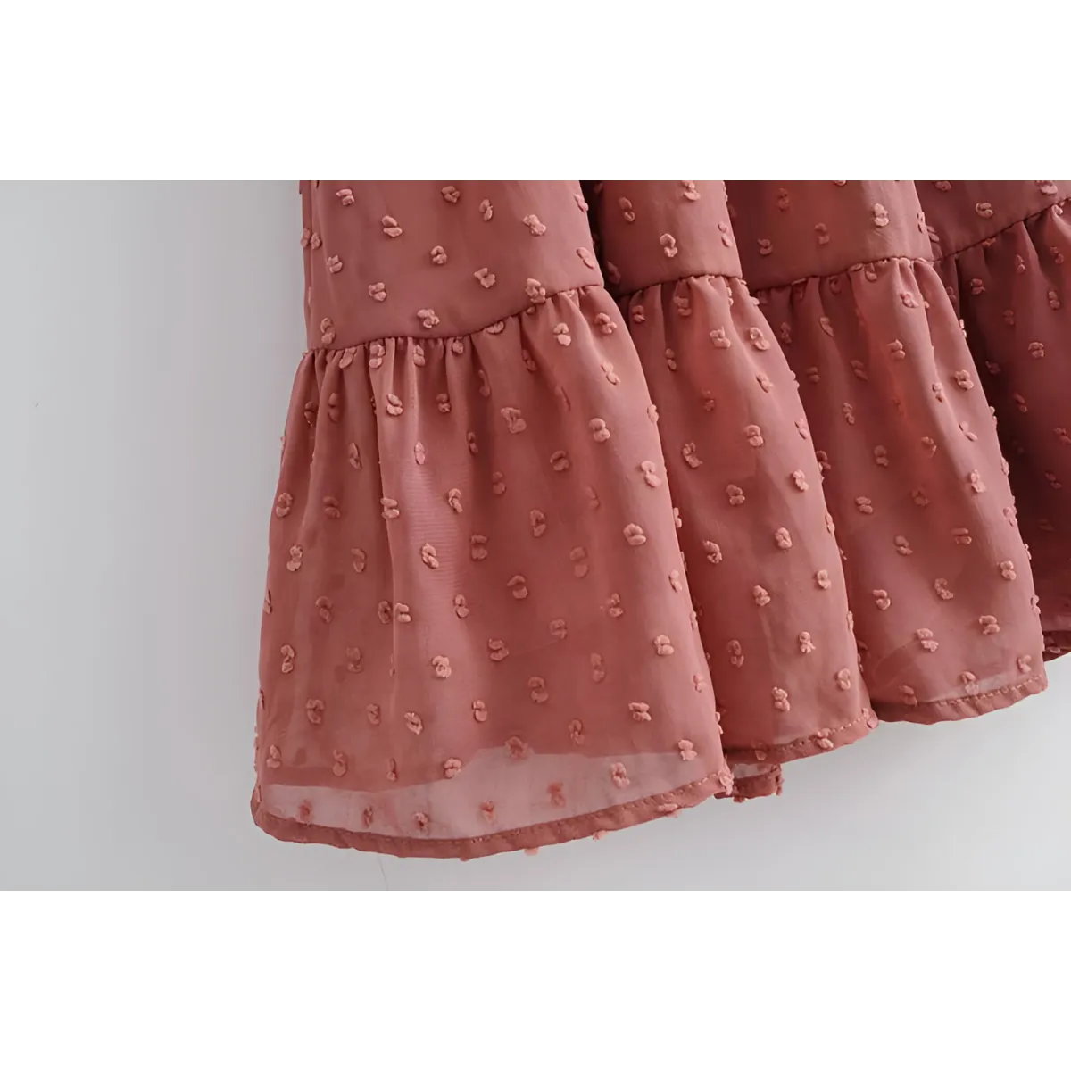 Korean Ruffle Mini Dress