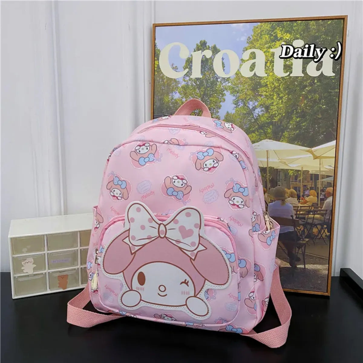 High-Capacity Sanrio Character Backpack - Cute & Functional
