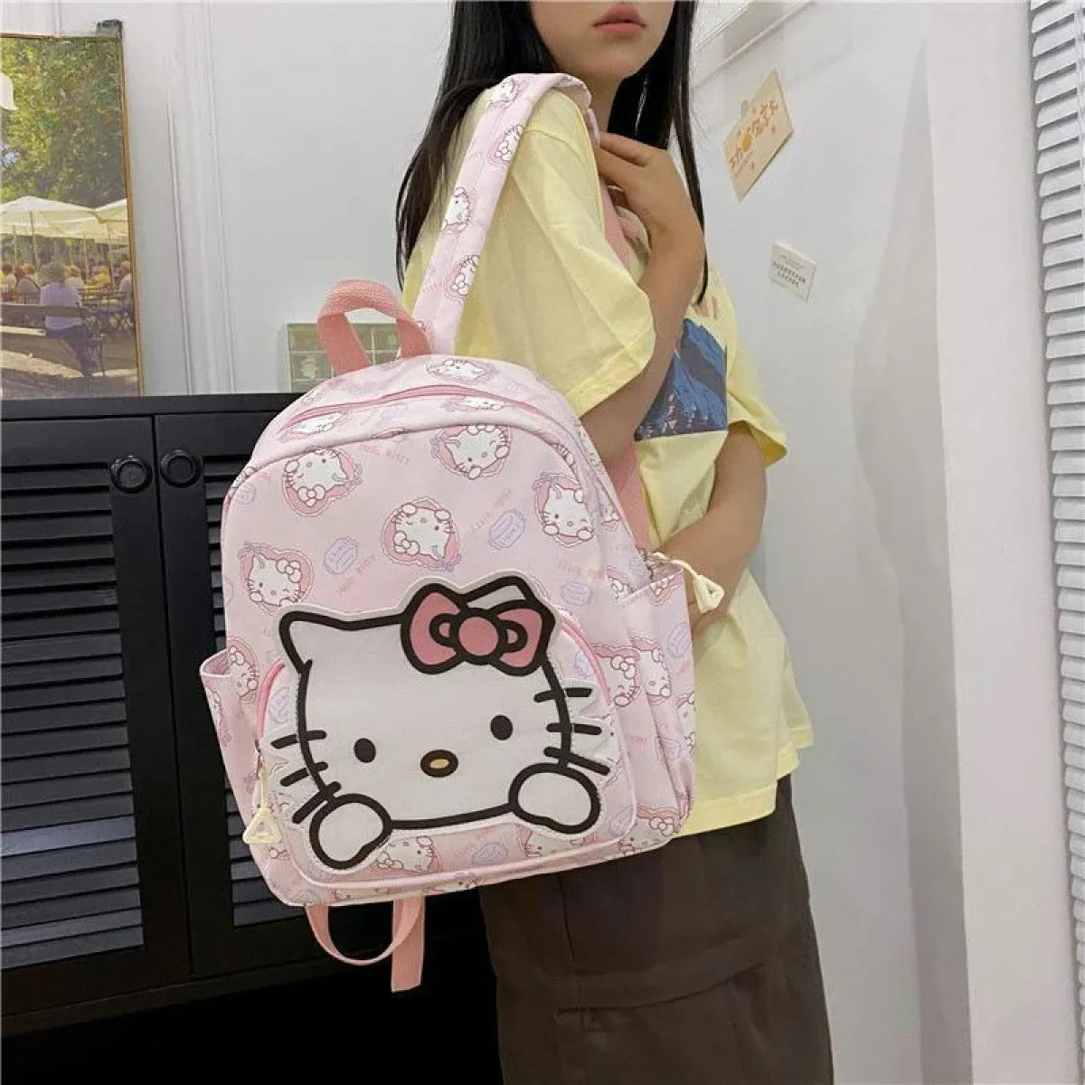 High-Capacity Sanrio Character Backpack - Cute & Functional