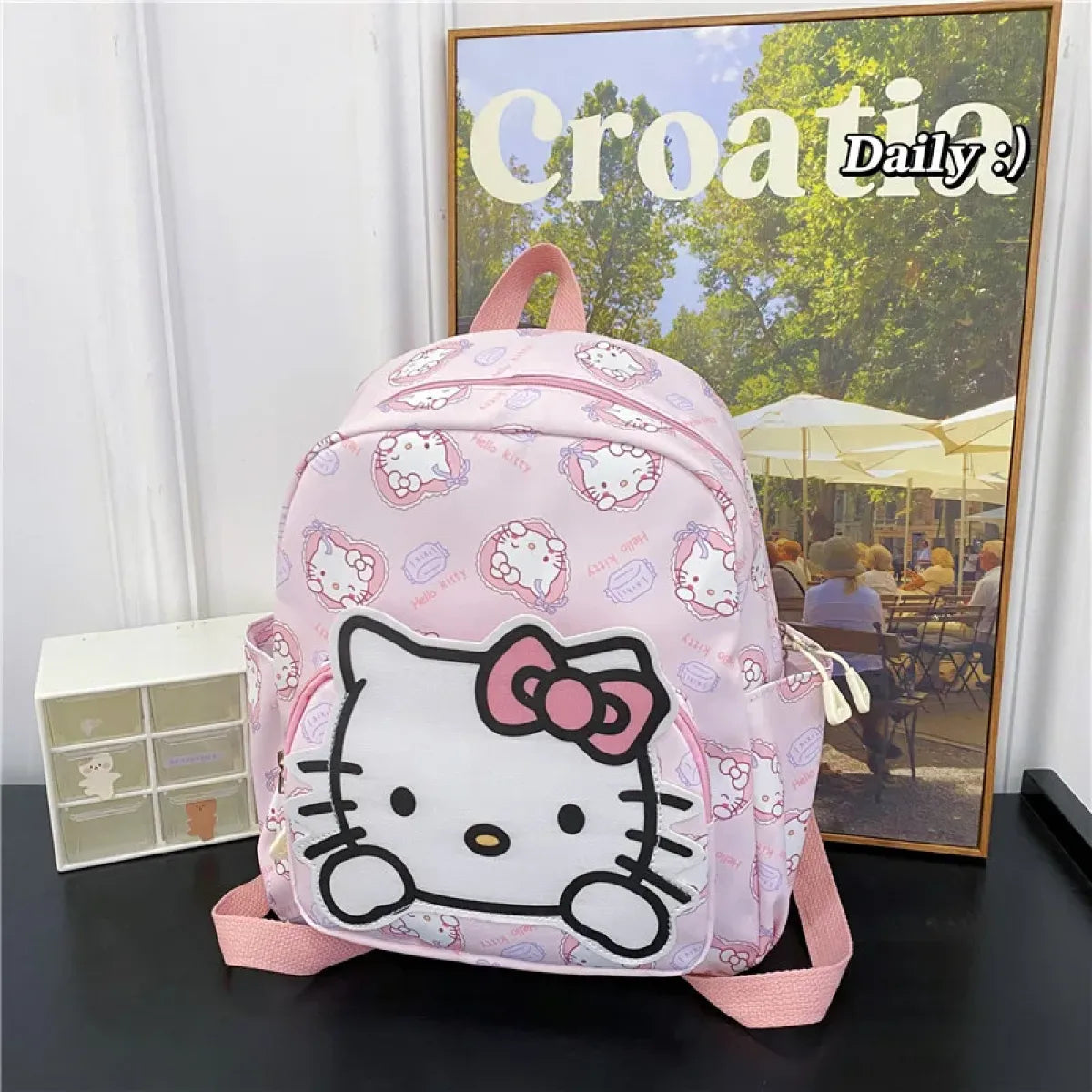 High-Capacity Sanrio Character Backpack - Cute & Functional