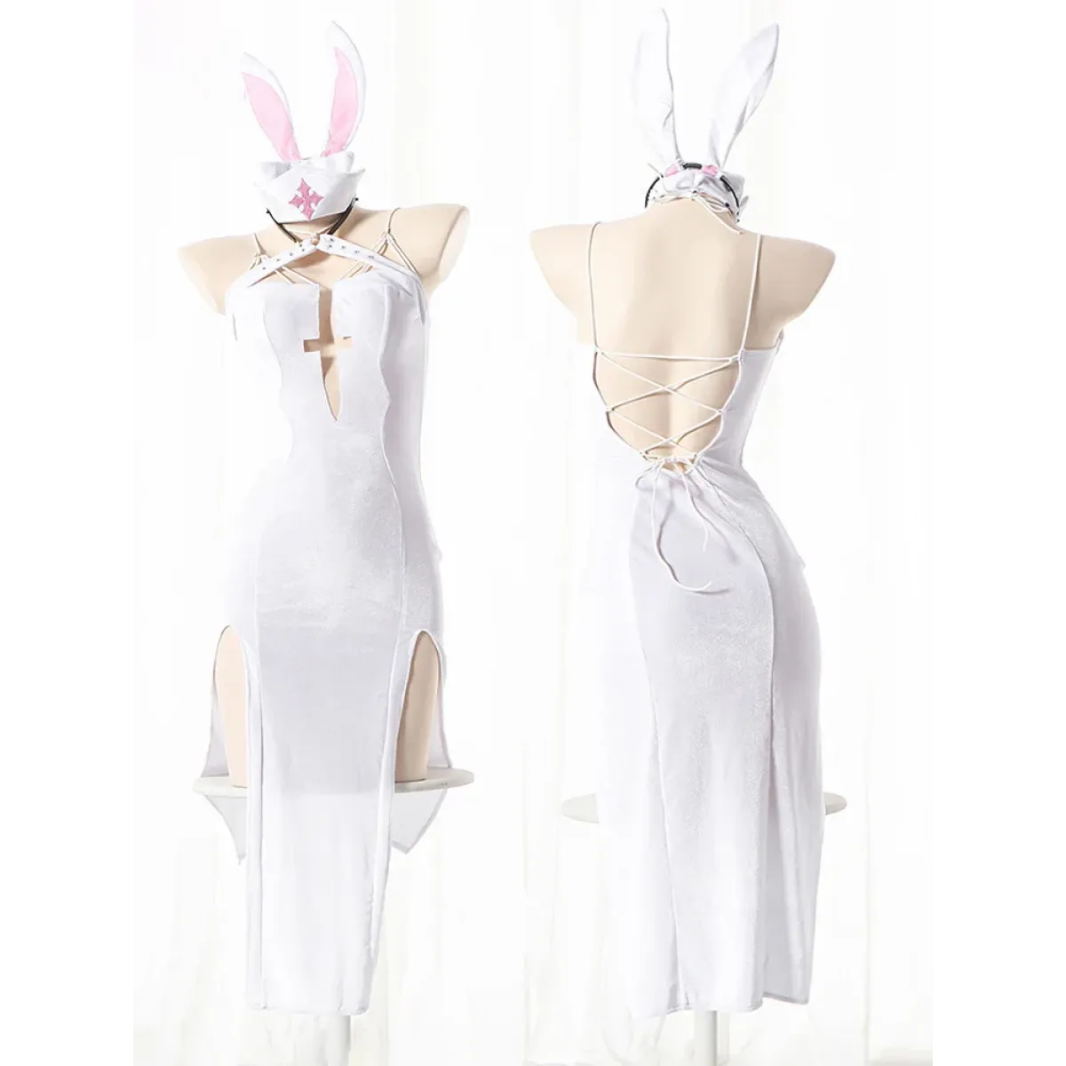 Seductive Nurse Fantasy Costume Set