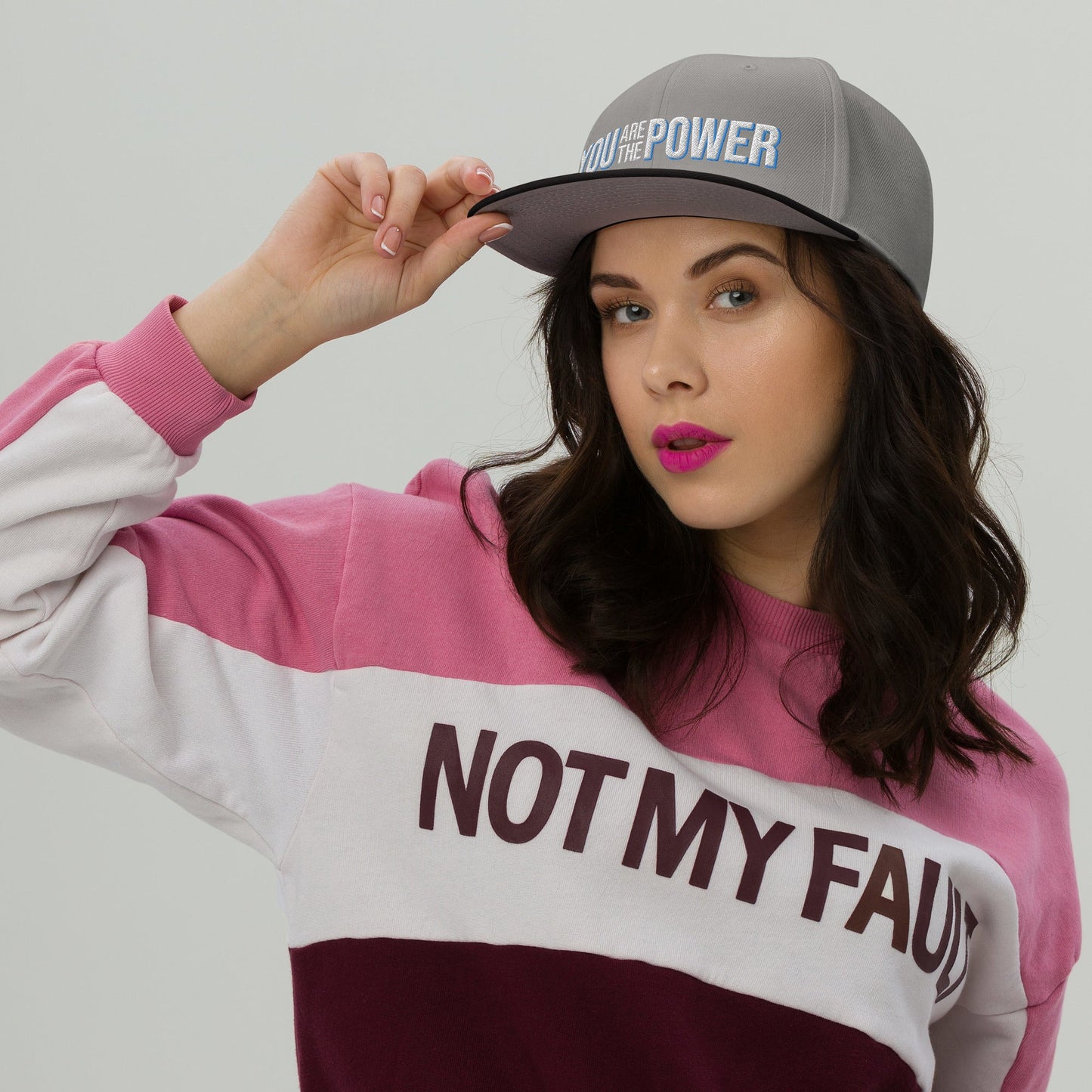 You are the Power Snapback Hat