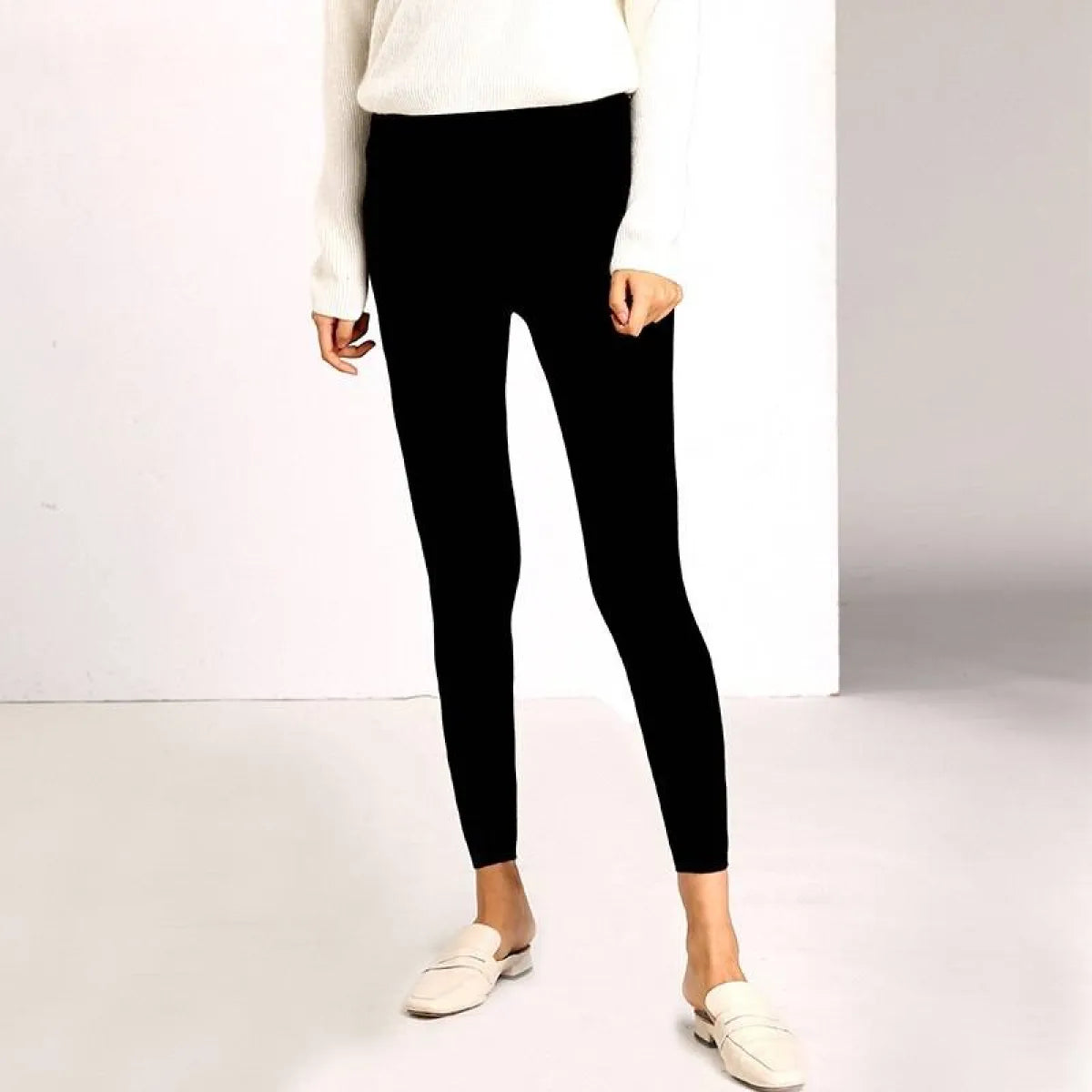 Solid Casual Slim Leggings