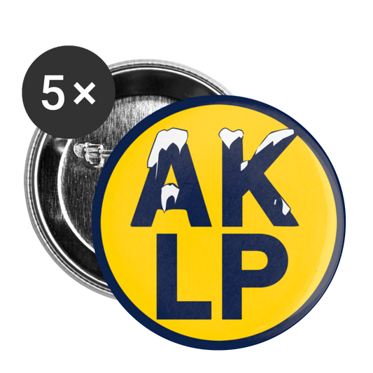 Alaska Libertarian Party Buttons small 1'' (5-pack)