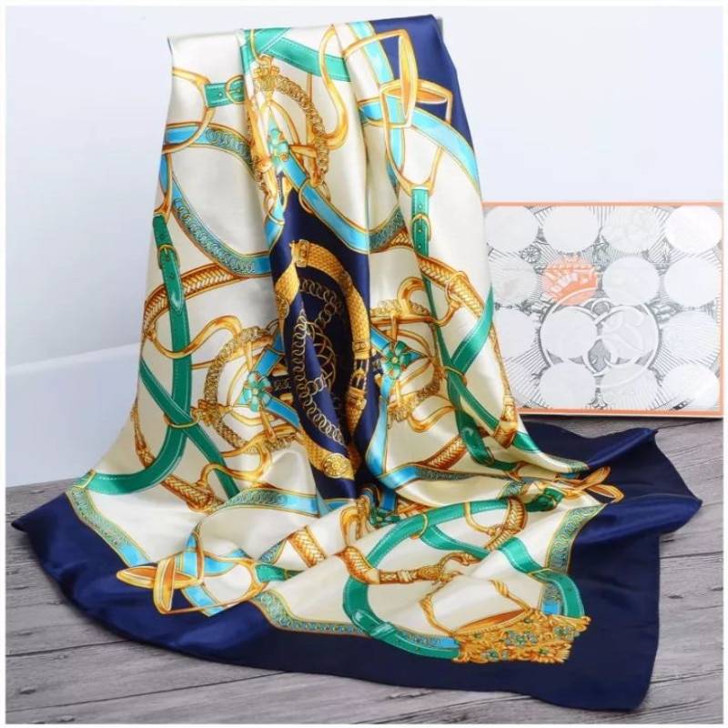 Women's Square Silk Scarf