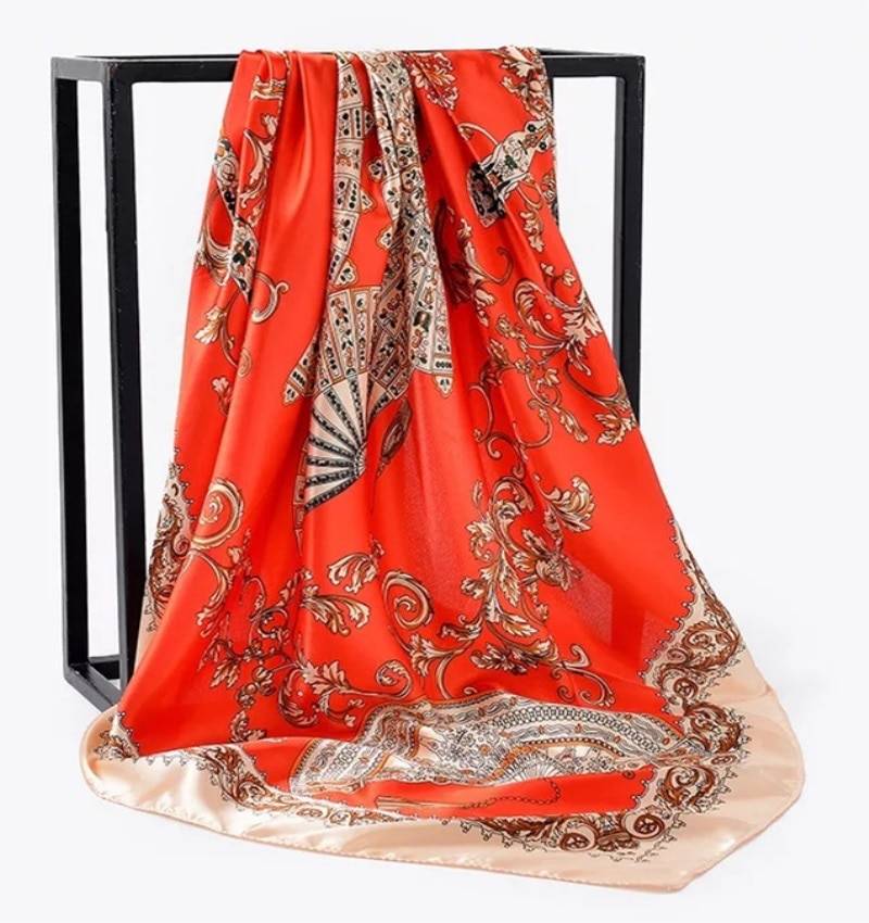 Women's Square Silk Scarf