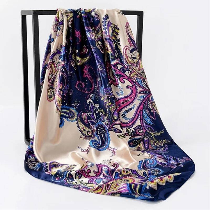 Women's Square Silk Scarf