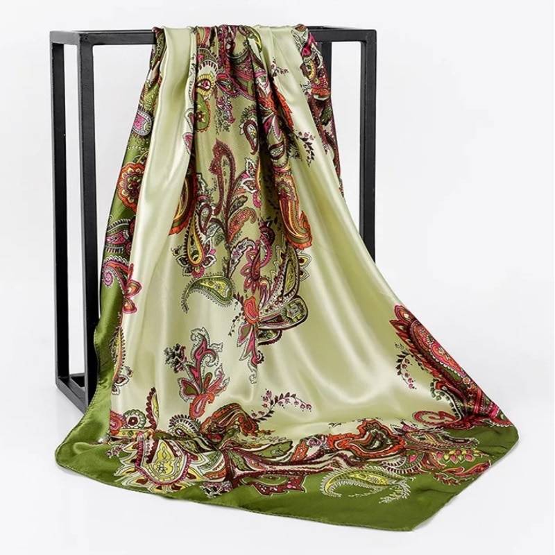 Women's Square Silk Scarf