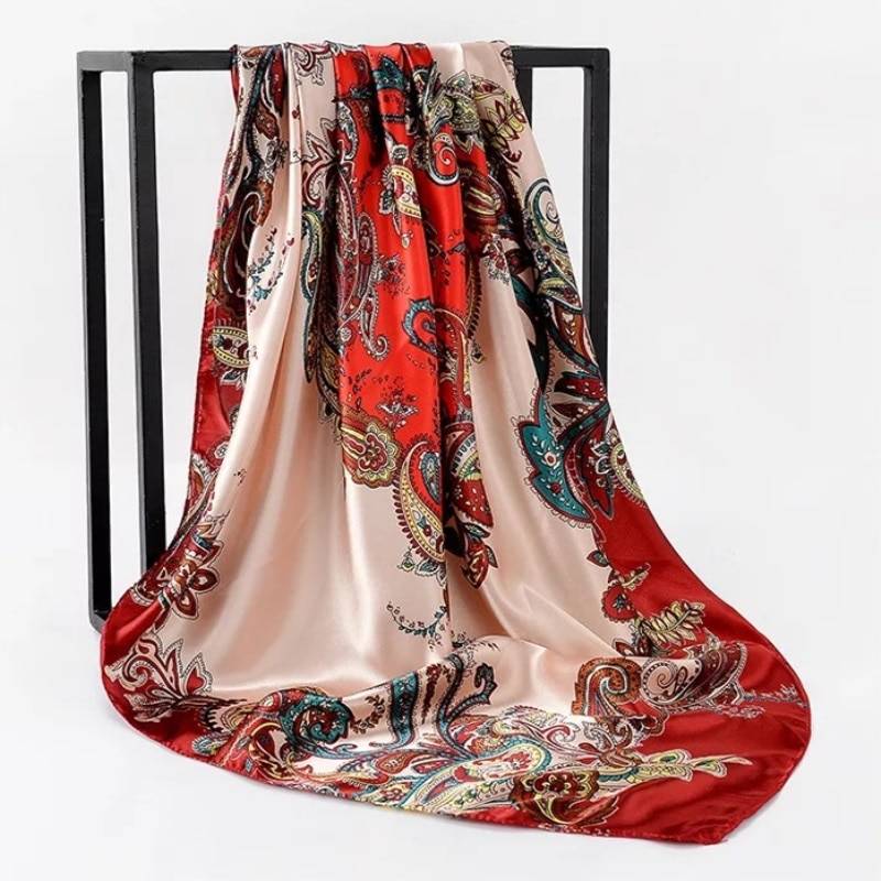 Women's Square Silk Scarf
