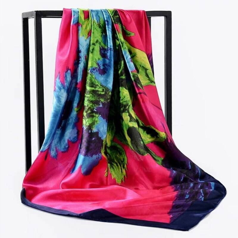 Women's Square Silk Scarf