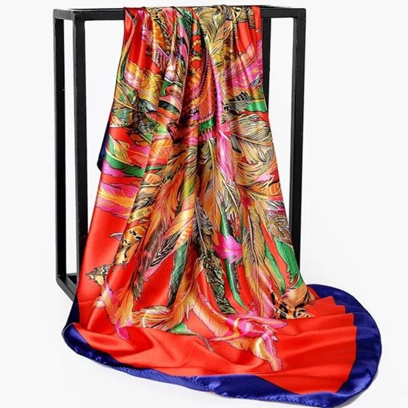 Women's Square Silk Scarf