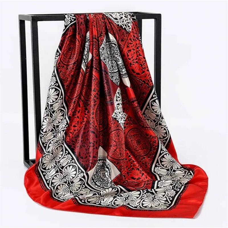 Women's Square Silk Scarf