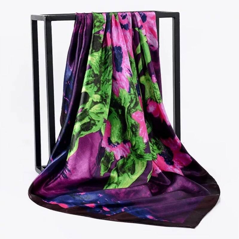 Women's Square Silk Scarf