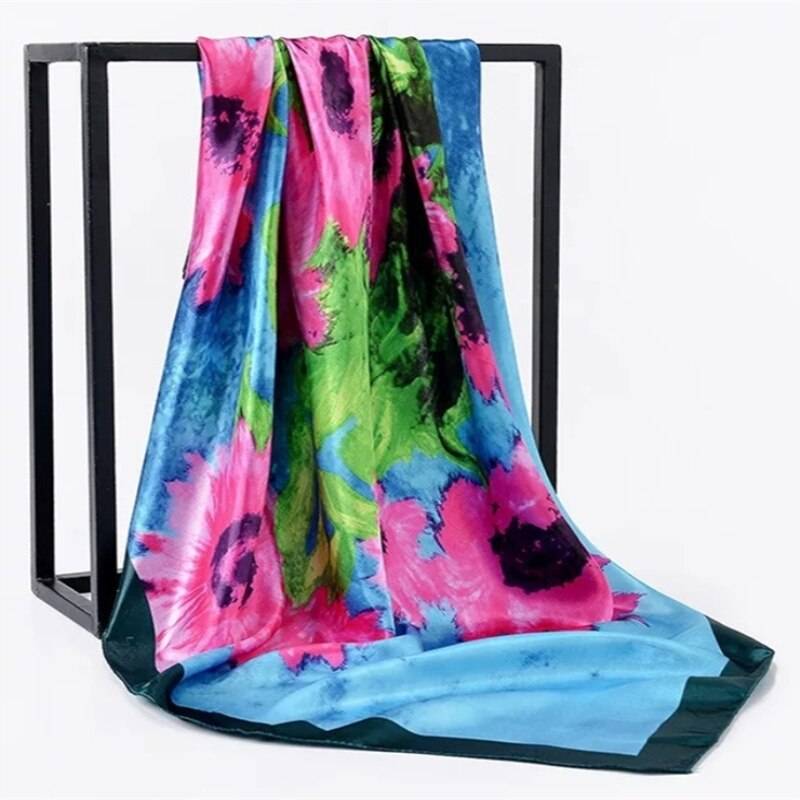 Women's Square Silk Scarf