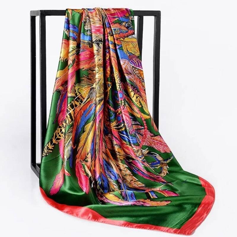 Women's Square Silk Scarf