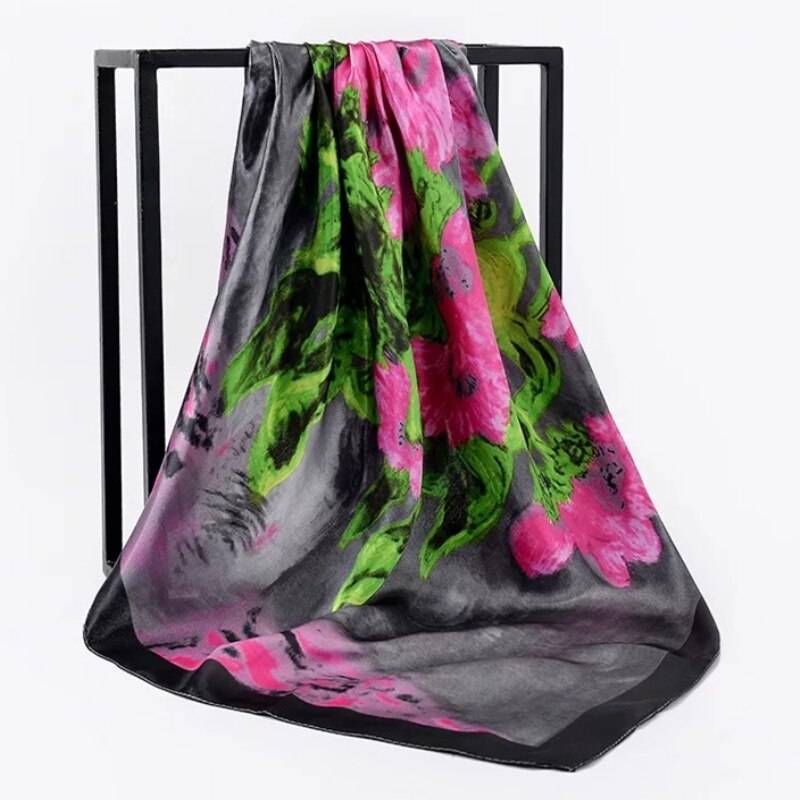 Women's Square Silk Scarf