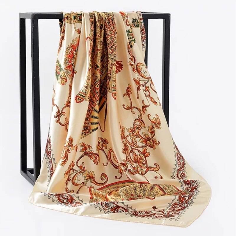 Women's Square Silk Scarf