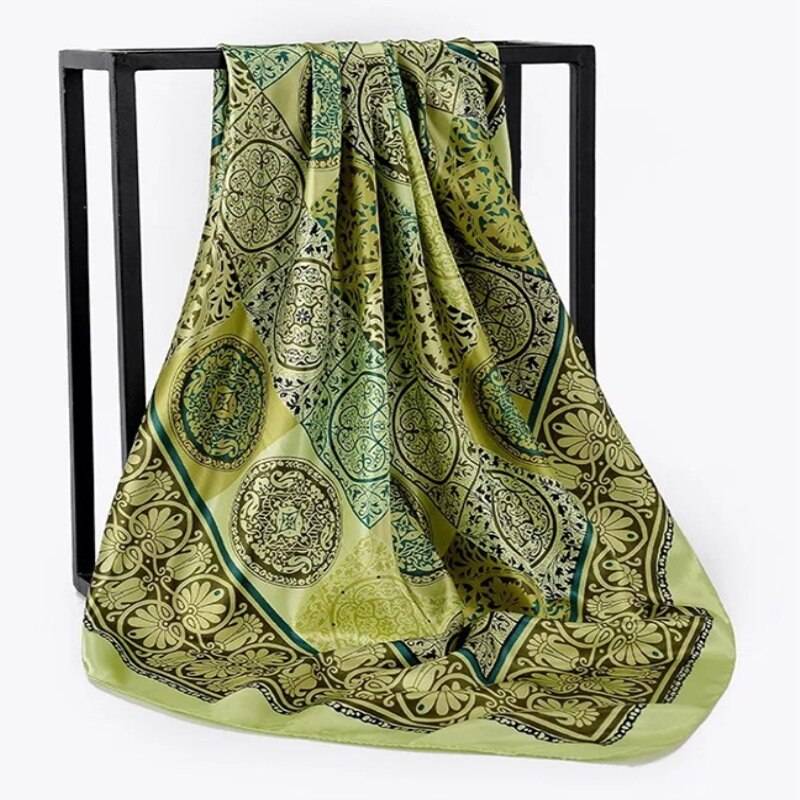 Women's Square Silk Scarf