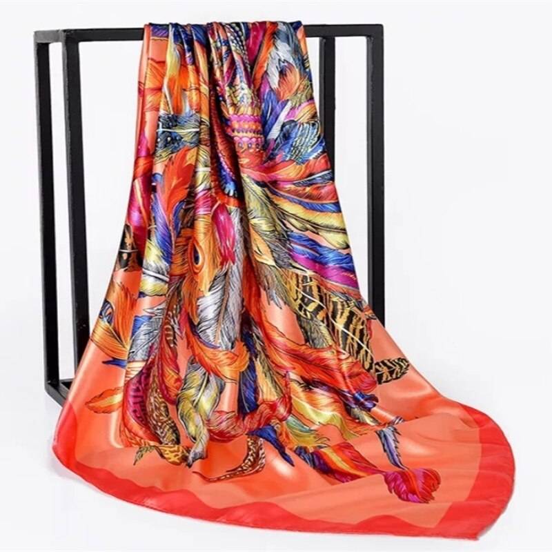 Women's Square Silk Scarf