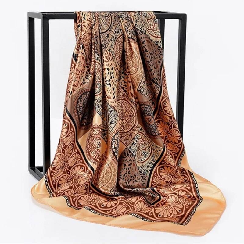 Women's Square Silk Scarf