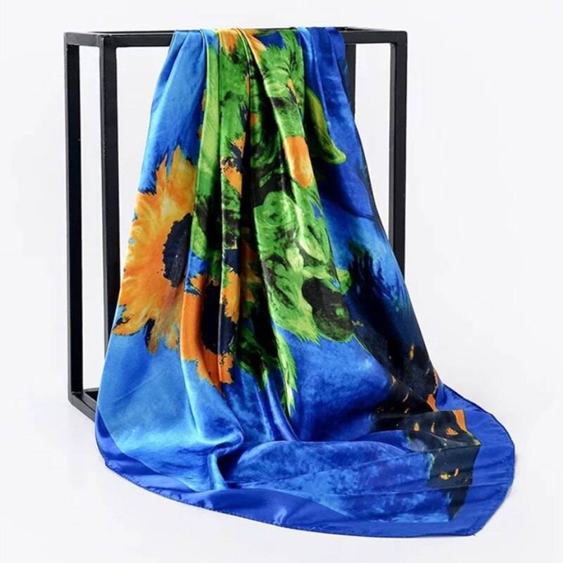 Women's Square Silk Scarf