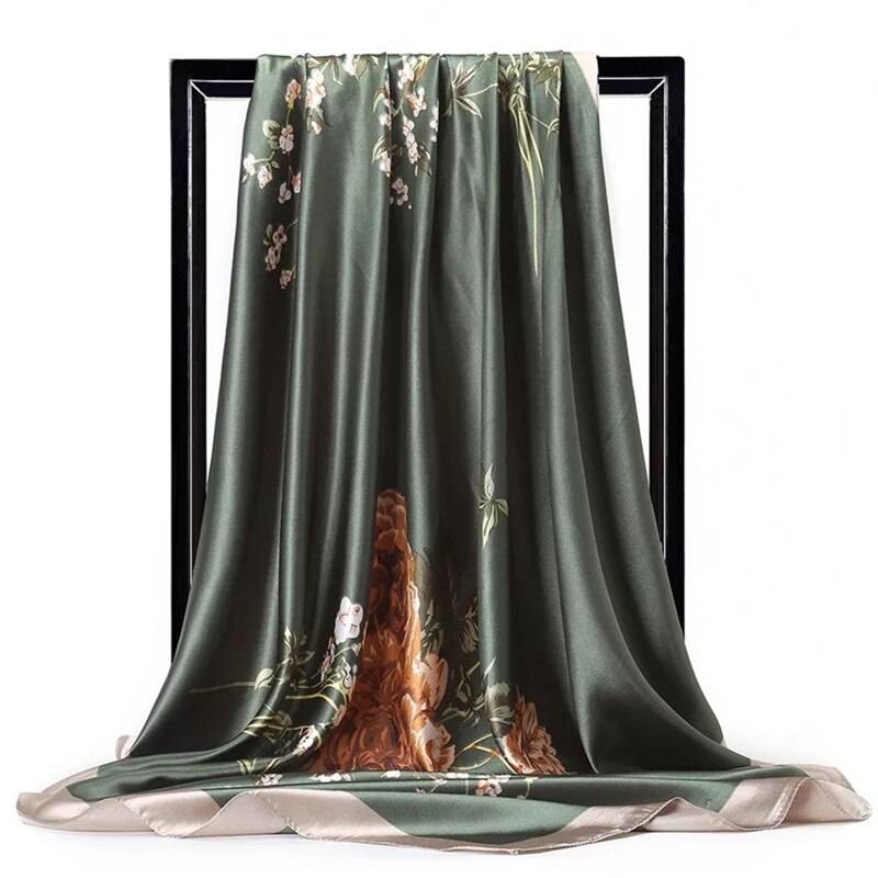 Women's Square Silk Scarf