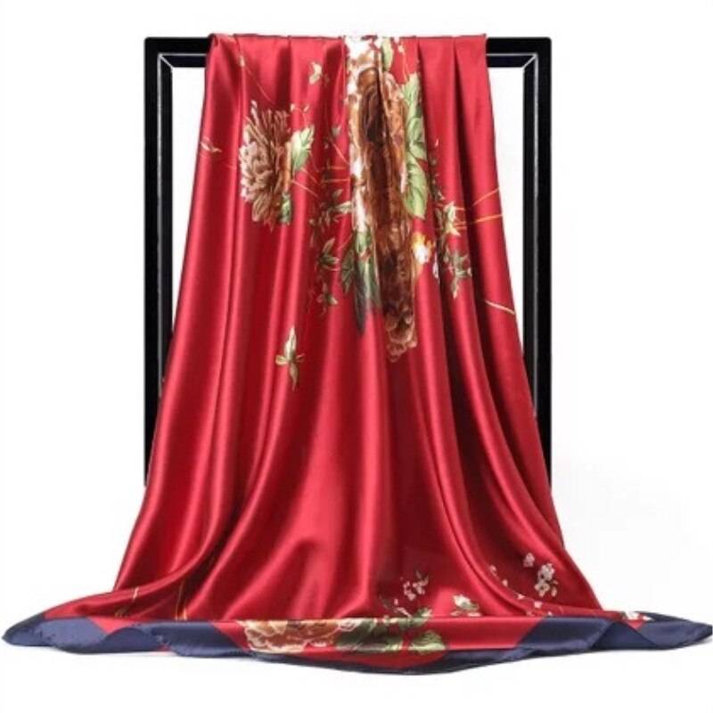 Women's Square Silk Scarf