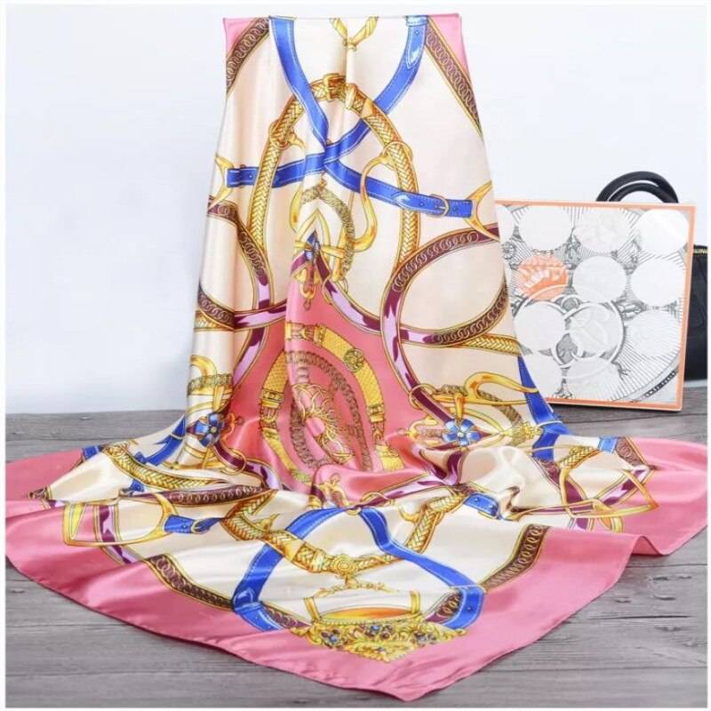 Women's Square Silk Scarf
