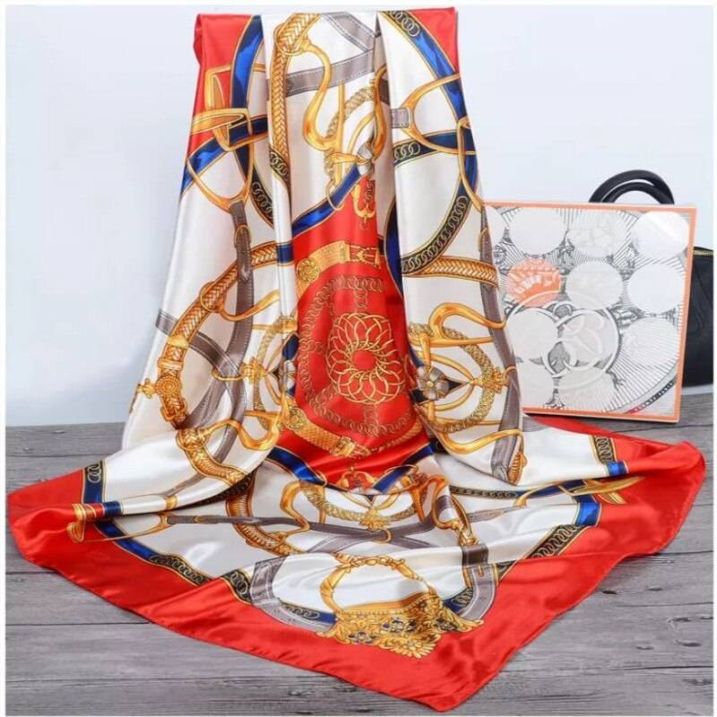 Women's Square Silk Scarf