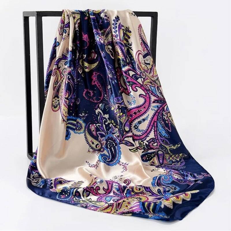 Women's Square Silk Scarf