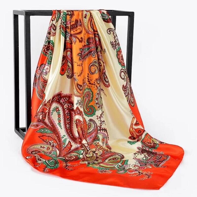 Women's Square Silk Scarf