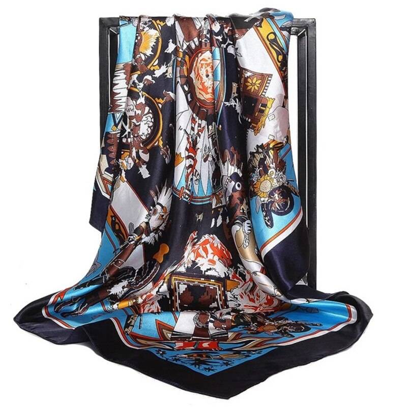 Women's Square Silk Scarf