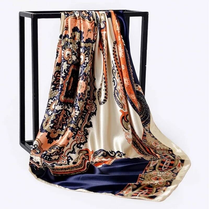 Women's Square Silk Scarf