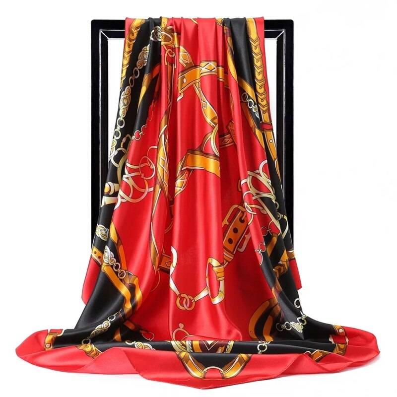 Women's Square Silk Scarf