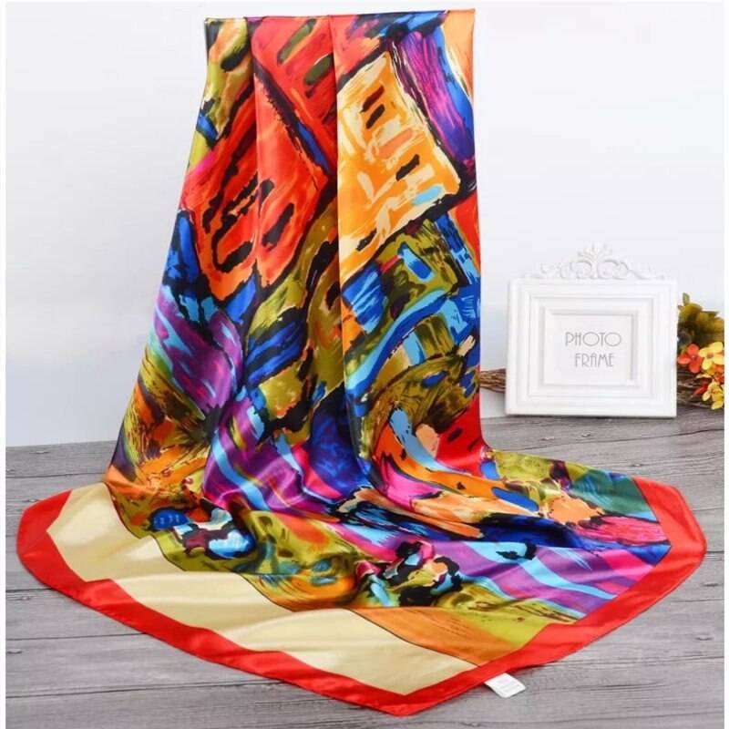 Women's Square Silk Scarf