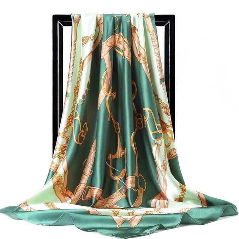 Women's Square Silk Scarf