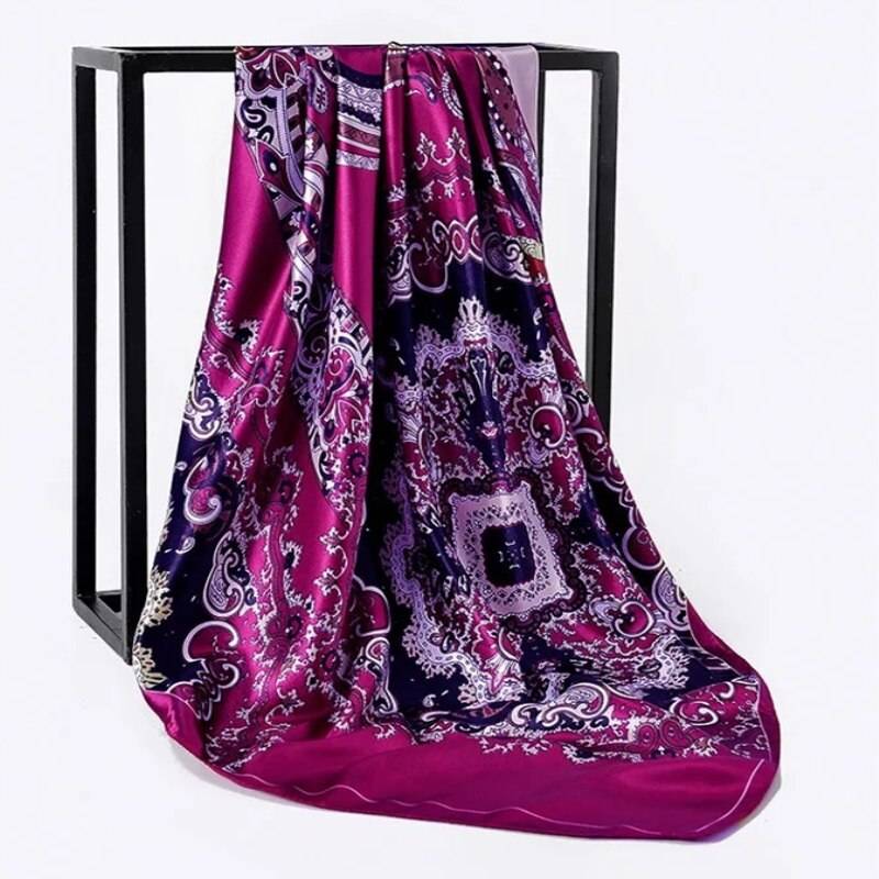 Women's Square Silk Scarf