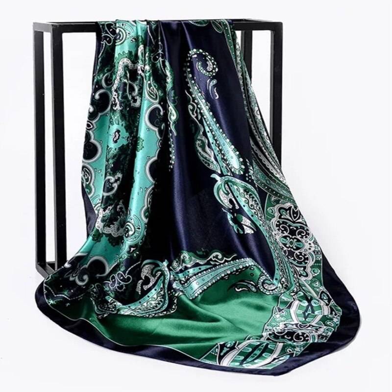 Women's Square Silk Scarf