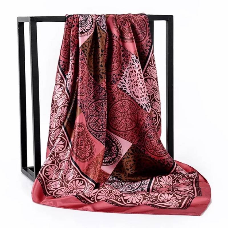 Women's Square Silk Scarf