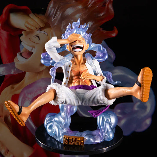 Luffy Gear 5 Anime Figure – Sun God Form Collectible Model Toy