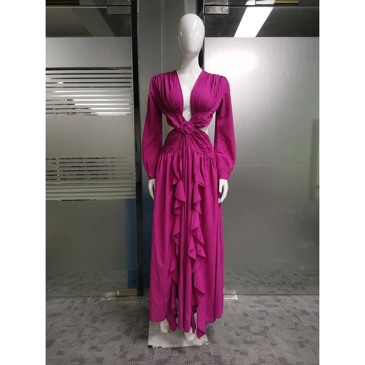 Stylish Wrap Dress With Tie Waist