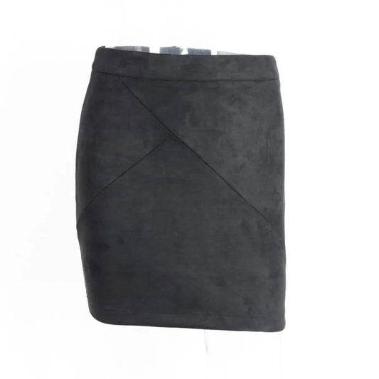 Sexy Suede Pencil Skirt