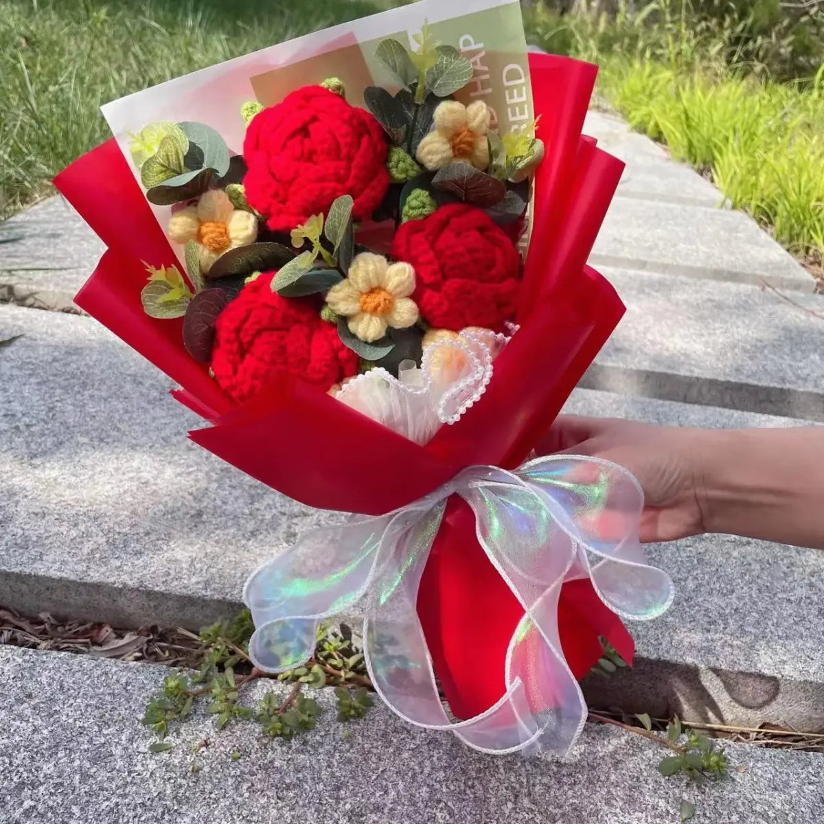 Sunflower Crochet Bouquet – Handmade Gift for Weddings & Birthdays