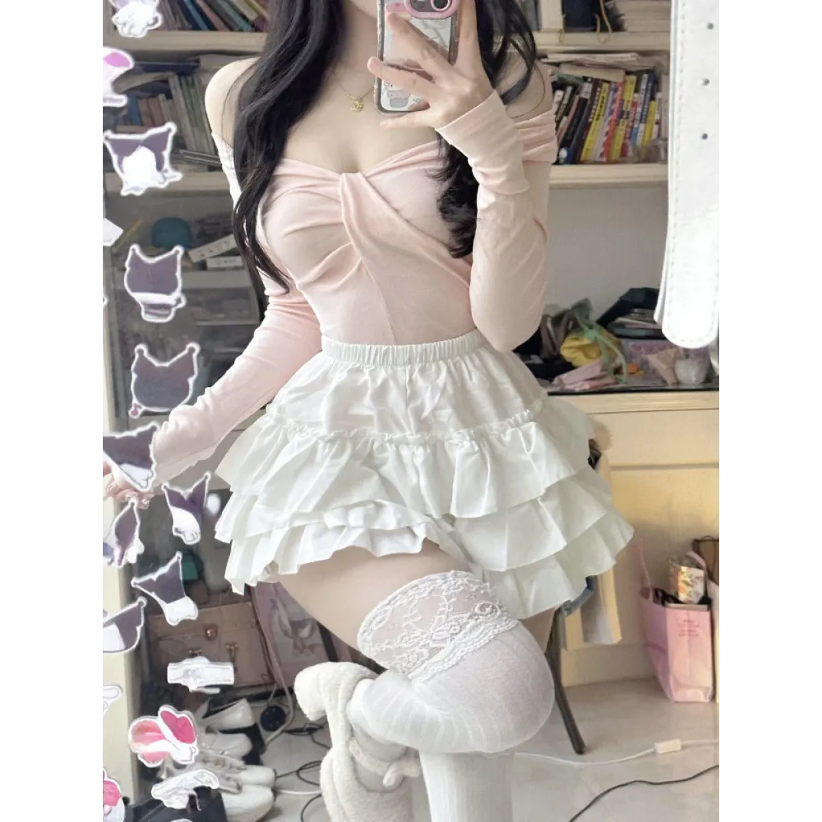 Ruffle Mini Skirt – Kawaii Sweet Lolita Y2K Aesthetic