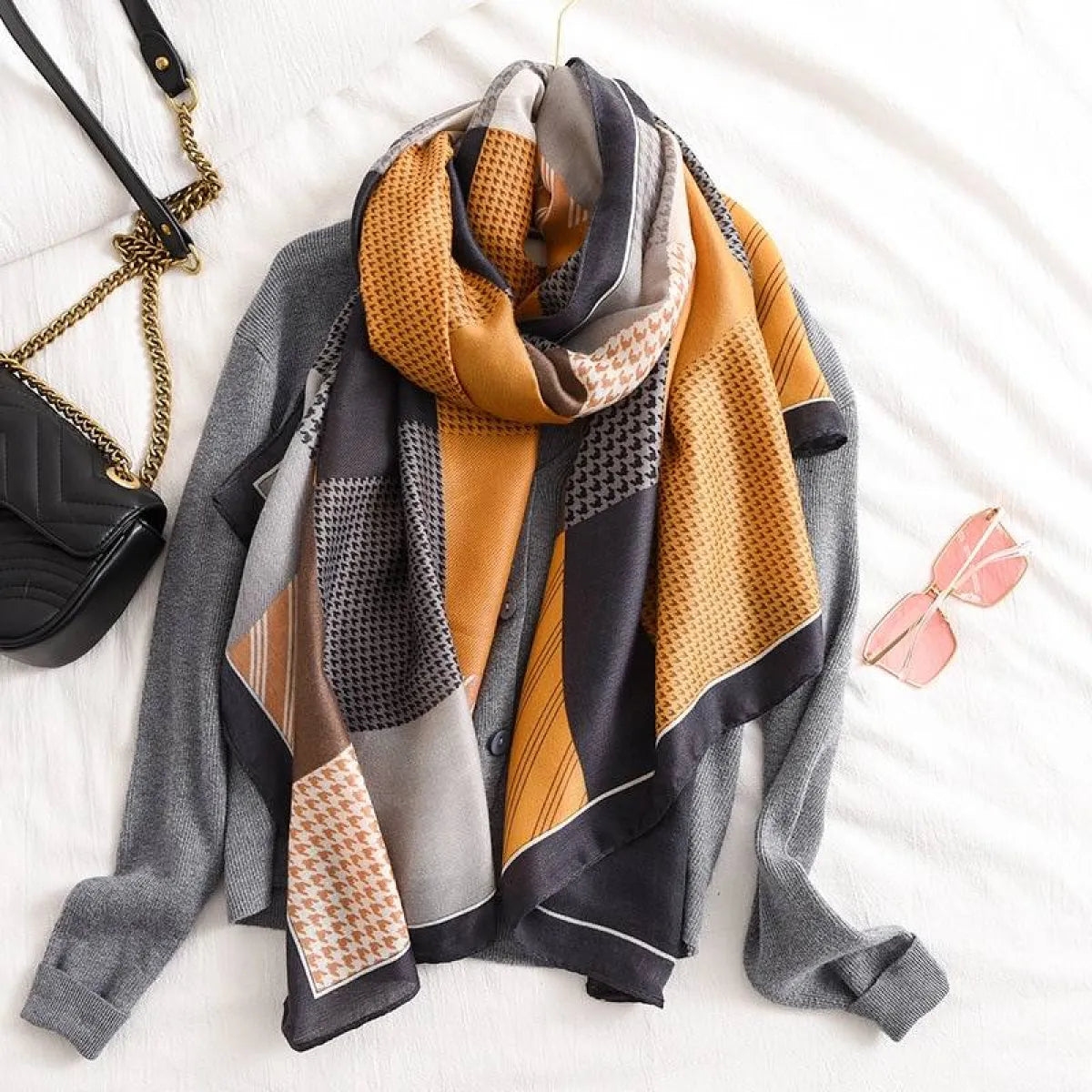 Plaid Tartan Street Fashion Scarves