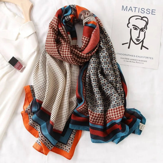 Plaid Tartan Street Fashion Scarves