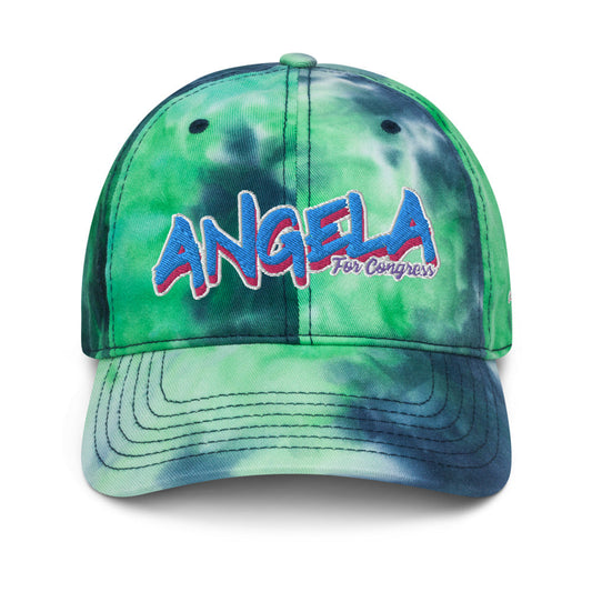 Angela for Congress Tie dye hat