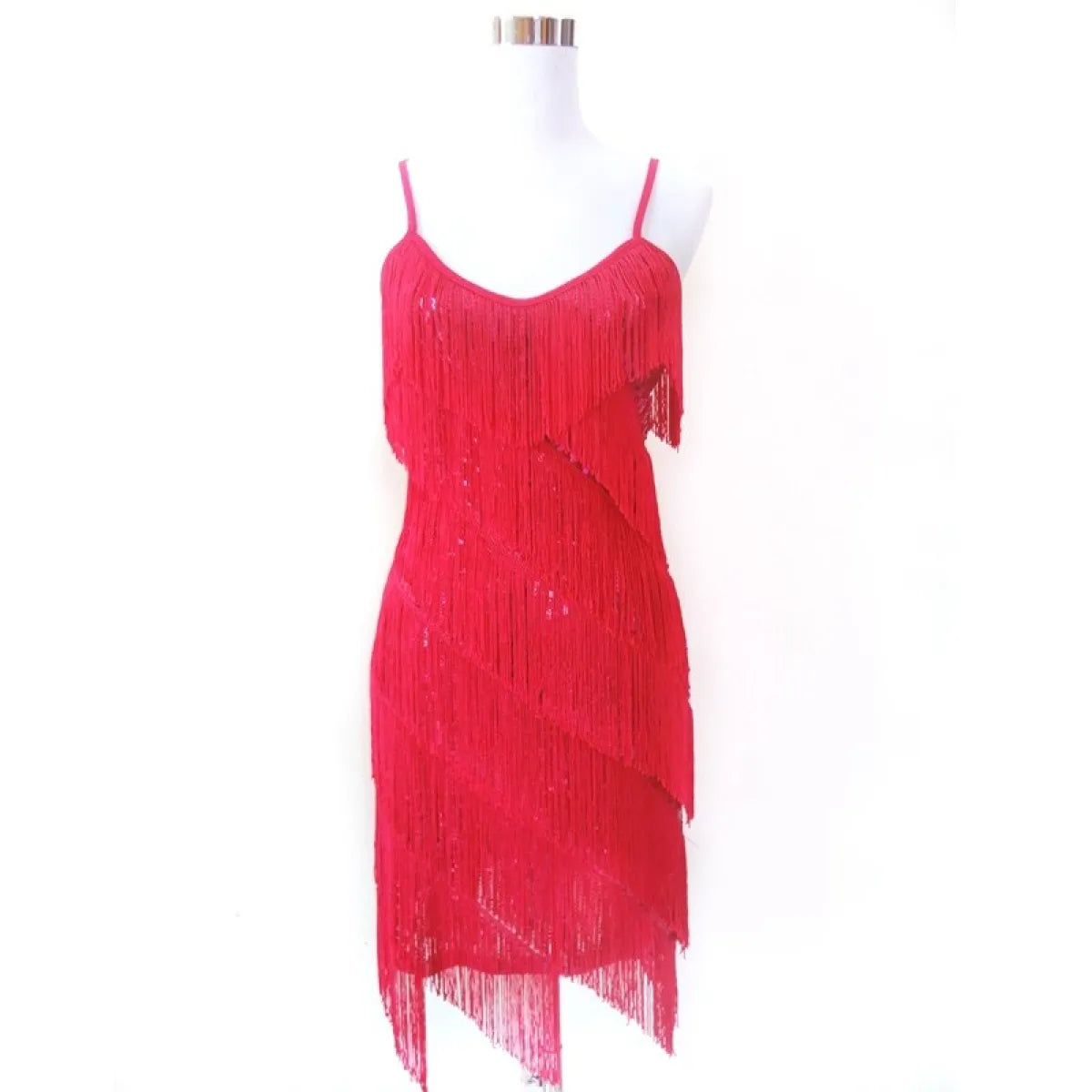 Tiered Fringe Flapper Dress