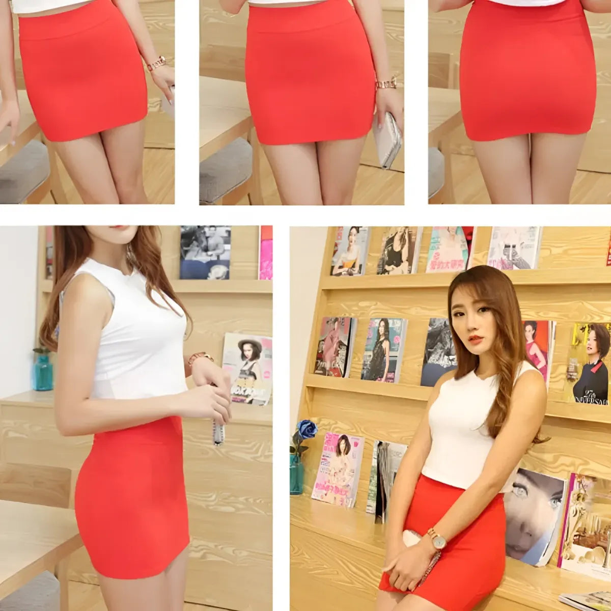 Tight Mini Pencil Skirt